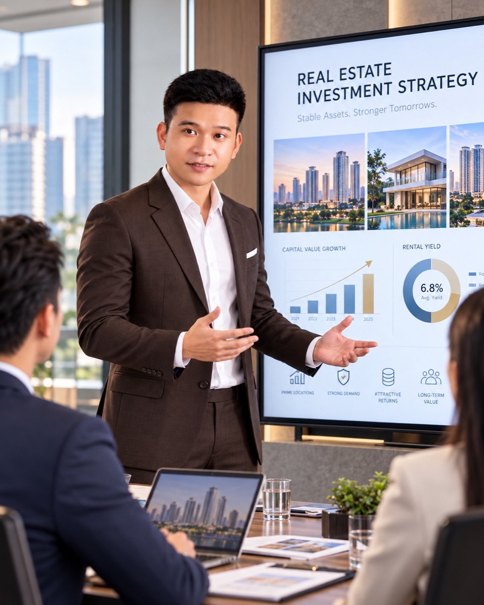 Vũ Viết Thanh trình bày chiến lược đầu tư bất động sản